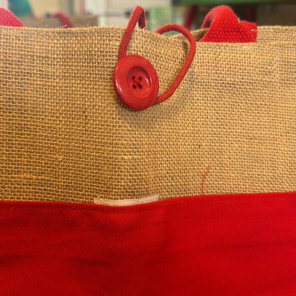 Piper Lou jute tote bag - Picture 3 of 6